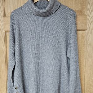Croft and Barrow Large Grey Turtleneck‎ Sweater